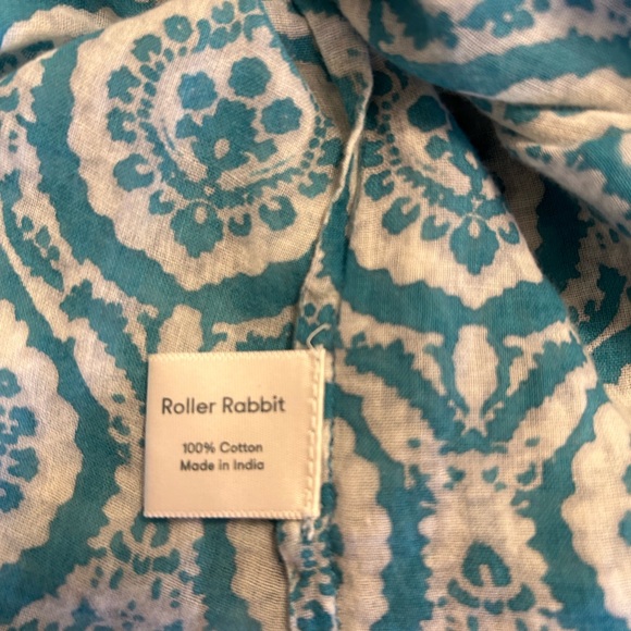 Roller Rabbit Size L Large Tunic/Kurta With Tassels - Picture 4 of 4